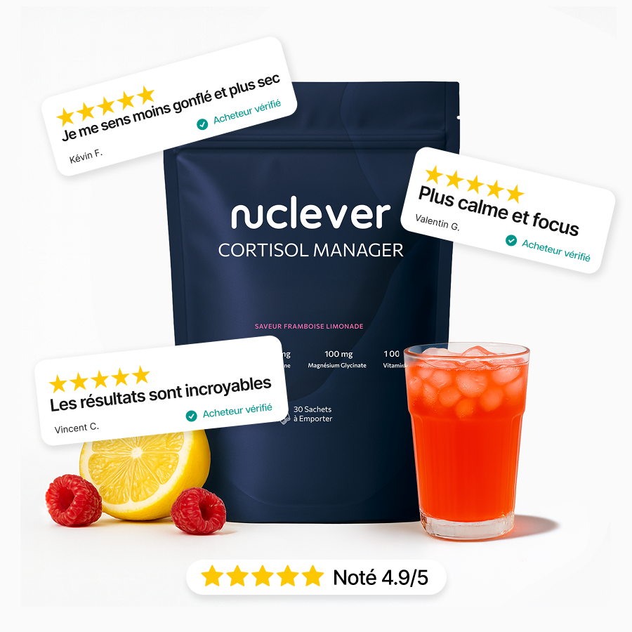 Nuclever Cortisol Manager (3 sachets + 2 gratuits)