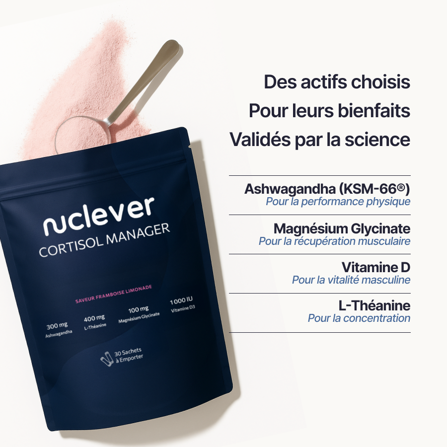 Nuclever Cortisol Manager (3 sachets + 2 gratuits)